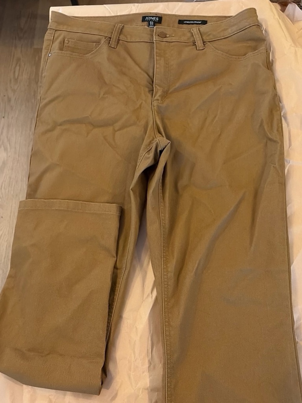 Jones New York - Lexington Straight Tan Trousers